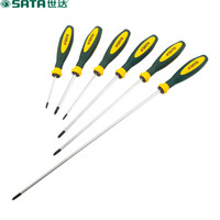 世达 SATA 63604 G系列三色柄十字形螺丝批 进口螺丝刀#2 x 150mm