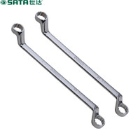 世达 SATA 42310 全抛光高颈双梅花扳手21*23mm(货期三周)