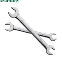世达 SATA 41209 全抛光双开口扳手 两用扳手 双头呆扳手 21*23mm