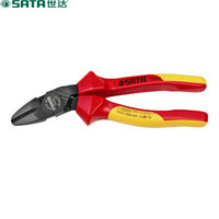 世达 SATA 72650 G系列省力型VDE绝缘耐压尖嘴钳9寸(货期三周)