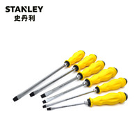 史丹利(Stanley)一字加力通体螺丝批 5mm 6mm 8mm 系列可砸螺丝刀 8mmx300mm 61-895-23