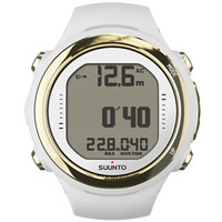 颂拓(SUUNTO)潜水表松拓 D4i NOVO Light Gold自由潜水腕表气瓶残压指示潜水表湛金 白金色SS050123000