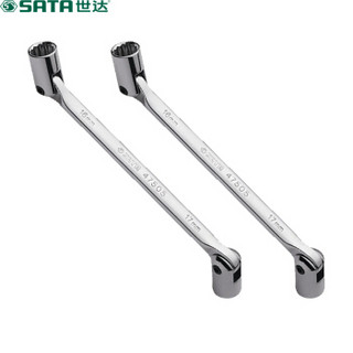 世达 SATA 47505 全抛光双头角度套筒扳手16X17mm（货期三周）