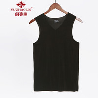 俞兆林（YUZHAOLIN）背心 男士时尚运动速干无袖冰丝无痕背心XZ412-BX11黑色3XL