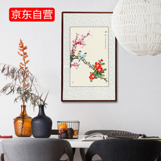 美誉度  手绘国画  壁画挂画客厅办公室装饰画欧式新中式美式田园 醇和