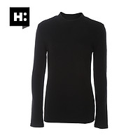 [支持自提] H:CONNECT 女士圆领条纹长袖T恤