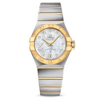 欧米茄(OMEGA)手表   星座系列 机械女表 127.20.27.20.55.002 27mm 白色 不锈钢 间金色 间金不锈钢