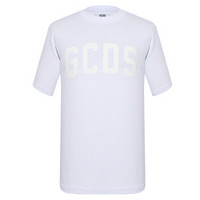 GCDS 男士白色圆领短袖T恤衫 M020067 01 白色 XS