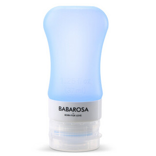 巴巴罗莎(BABAROSA)硅胶分装瓶(小号) 旅行硅胶瓶分装瓶洗发水沐浴露乳液化妆品分液瓶旅游用品 扇形蓝色