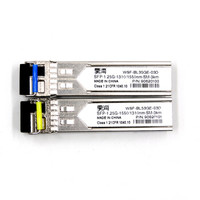 雾海(WIWAV) WSF-BL35GE-03D SFP BIDI单纤双向模块1对 1.25G/1310~1550nm/单LC/成对使用/3公里/0℃-70℃