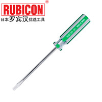 罗宾汉(RUBICON)No.107 强磁力彩条螺丝批 6.0 X 125mm螺丝刀 一字起子 改锥