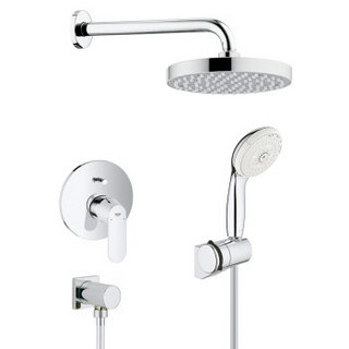 高仪（GROHE） 暗装淋浴花洒 非恒温暗装淋浴花洒套装 100MM3出水手持花洒