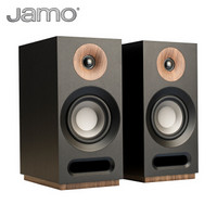 Jamo 尊宝 S 803 音响 音箱 studio系列 2.0声道木质无源家庭影院书架式HIFI音响(黑色)