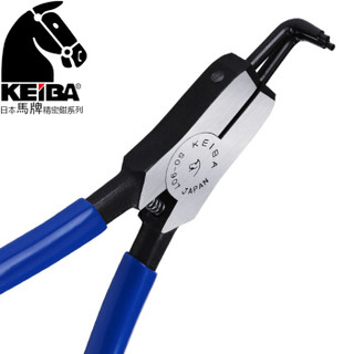 马牌（KEIBA）进口介指钳SO-907B轴用曲嘴外卡簧钳 范围12~26mm