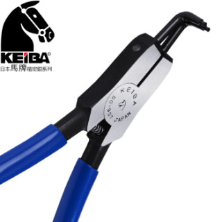 马牌（KEIBA）进口介指钳SO-907B轴用曲嘴外卡簧钳 范围12~26mm