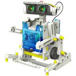 宝工玩具儿童益智科学实验6岁以上 14合1太阳能变形机器人 GE-615-C