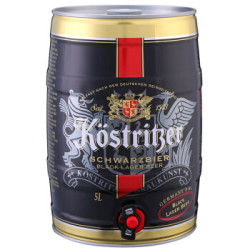 卡力特(Kostritzer)黑啤啤酒5L*1桶 德国原装进口