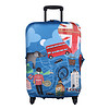 LOQI行李箱保护套 防水防雨防尘耐磨 时尚旅行拉杆箱保护套 艺术系列 伦敦 S码 适用于19-22英寸行李箱