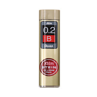 Pentel 派通 日本派通（Pentel）0.2mm自动铅芯 不易折断 活动铅笔芯 顺滑清晰 C272W B 2管/袋