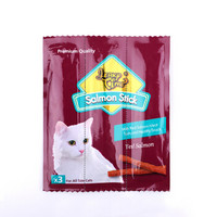 Jerky Time 宠物零食 猫零食 猫用三文鱼连体挤条（高端）30g *5件