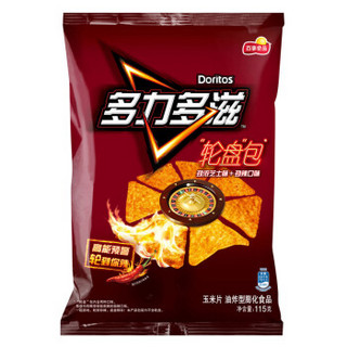 多力多滋 乐事 Lay's 轮盘包玉米片劲浓芝士劲辣味115g