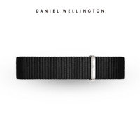 Daniel Wellington DanielWellington）DW表带12mm尼龙银色针扣女款DW00200196（适用于28mm表盘系列）