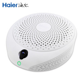 海尔（Haier）车载空气净化器 汽车车载空气净化器蓝牙耳机版CJ19A 自动检测 除甲醛异味雾霾PM2.5