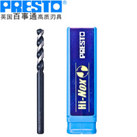 百事通（PRESTO）进口高速钢不锈钢用钻头直柄麻花钻咀（直径:8.3mm 刃长:51.0mm 全长:117mm）