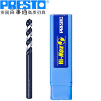 百事通（PRESTO）进口高速钢不锈钢用钻头直柄麻花钻咀（直径:9.1mm 刃长:57.0mm 全长:125mm）