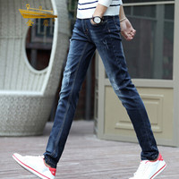 金盾（KIN DON）牛仔裤 新款男士牛仔裤时尚简约直筒牛仔长裤QT1012-1018蓝色28