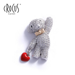 CROCUS BY GK BECK 77617 泰迪小熊设计甜美女士胸针
