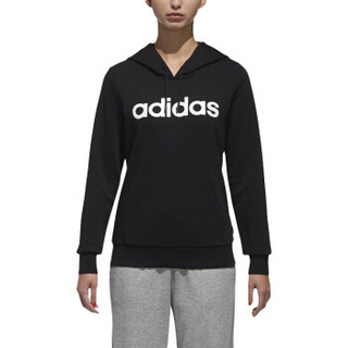 adidas 阿迪达斯 NEO 女子 休闲运动系列 W CE HOODIE 运动 套头衫 DM4144  黑色  L码