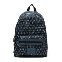 COACH 蔻驰 奢侈品 织物男女中性双肩包 29480 QBNJV黑色海军蓝多色拼色