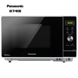 Panasonic 松下 NN-GF37JW 平板式变频家用微波炉 23升 六档火力 平板式加热微烤一体机