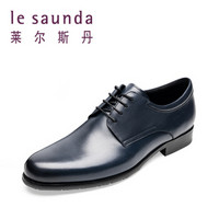 le saunda 莱尔斯丹 男士时尚商务正装圆头系带皮鞋 LS 9TM46001