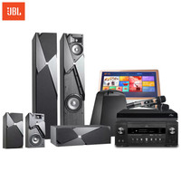 JBL 杰宝 Studio180 +天逸功放 音响 音箱 家庭影院 KTV音响套装 卡拉OK 娱乐套装 点歌机