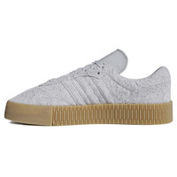 adidas 阿迪达斯 三叶草 女子 SAMBAROSE 潮流运动休闲板鞋 B37860 灰褐 36码/4