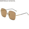 葆蝶家Bottega Veneta eyewear太阳镜女款 太阳镜 BV0202S-003 金色镜框棕色镜片 58mm
