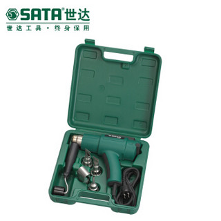 世达（SATA）6件数显型热风枪组套  09813 绿色