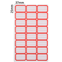正彩(ZNCI)1440枚37mm×25mm标签贴纸自粘性标贴 24枚/张 60张/包 4626红色