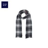 Gap旗舰店 男装 多选色简约时尚舒适基本款围巾装 灰色 ONESIZE