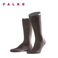 FALKE 德国鹰客 Cool 24/7棉休闲商务舒适夏季透气长中筒男袜 深褐色brown 43-44 13230-5930