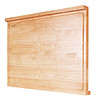 优奥 橡胶木擀面板 长方形带卡栏实木砧板 切菜板揉面板70×45×4cm