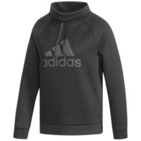 adidas 阿迪达斯 女子 型格系列 CREW MESH BOS 运动 套头衫 DT2366 黑色 S码