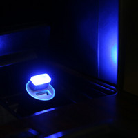 迪加伦 车内氛围灯 USB 汽车气氛灯 LED 车载点烟器装饰灯 蓝光