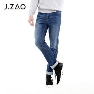 J.ZAO 京东京造 100000891363 男士合体直筒牛仔裤