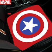 漫威（Marvel）盾牌 汽车坐垫单片 四季通用无靠背座垫座套 车用座椅小方垫单座 福克斯卡罗拉速腾朗逸