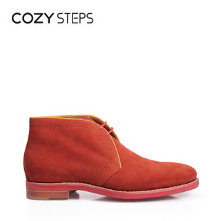 COZY STEPS 男士时尚英伦休闲彩色鞋底撞色拼接皮鞋 823300901G4442