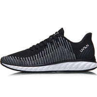 LI-NING 李宁 ARHN195-4 跑步系列男子减震跑鞋 标准黑/铁青灰 43.5码