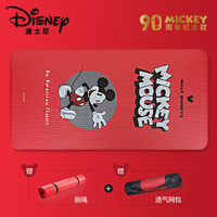 迪士尼（disney）90周年庆限定款瑜伽垫 90CM加宽儿童舞蹈练习垫 加厚防滑亲子游戏运动垫家庭玩耍地垫 红色